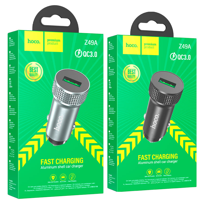 hoco z49a level qc3 car charger packaging