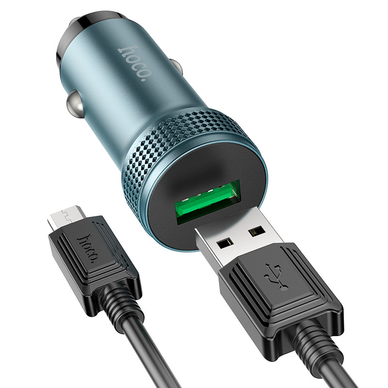 hoco z49a level qc3 car charger set usb musb