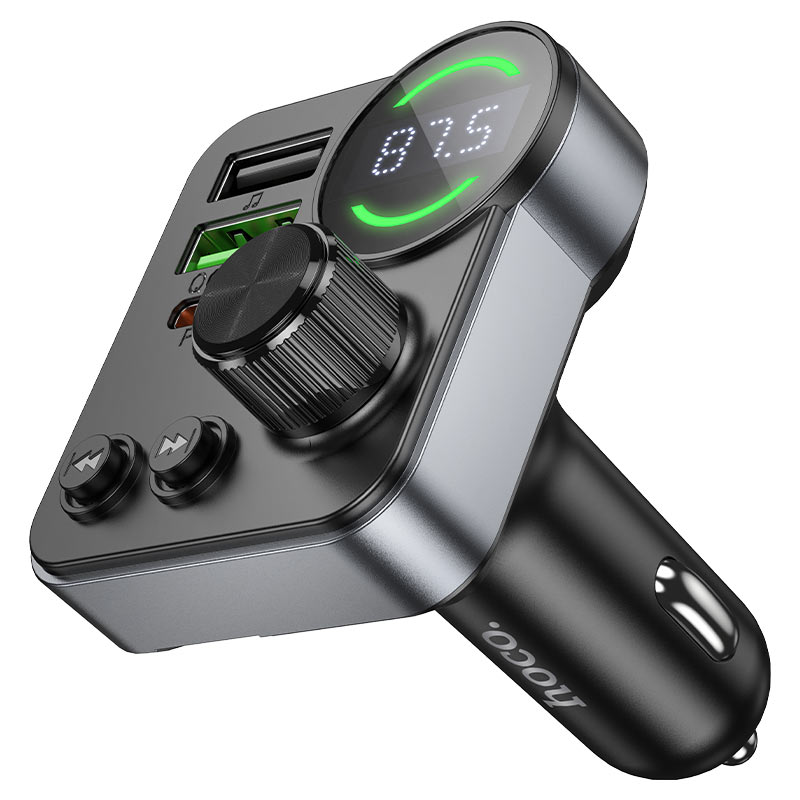 hoco e86 alegria 48w dual port pd30w qc3 car bt fm transmitter