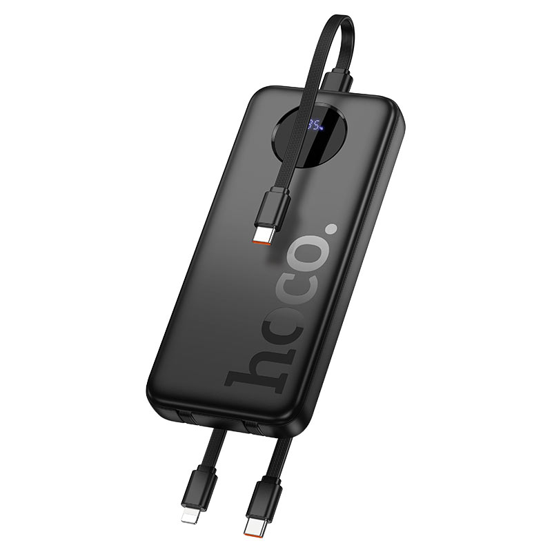 hoco j132 sabio 22 5w pd20w power bank 10000mah cable