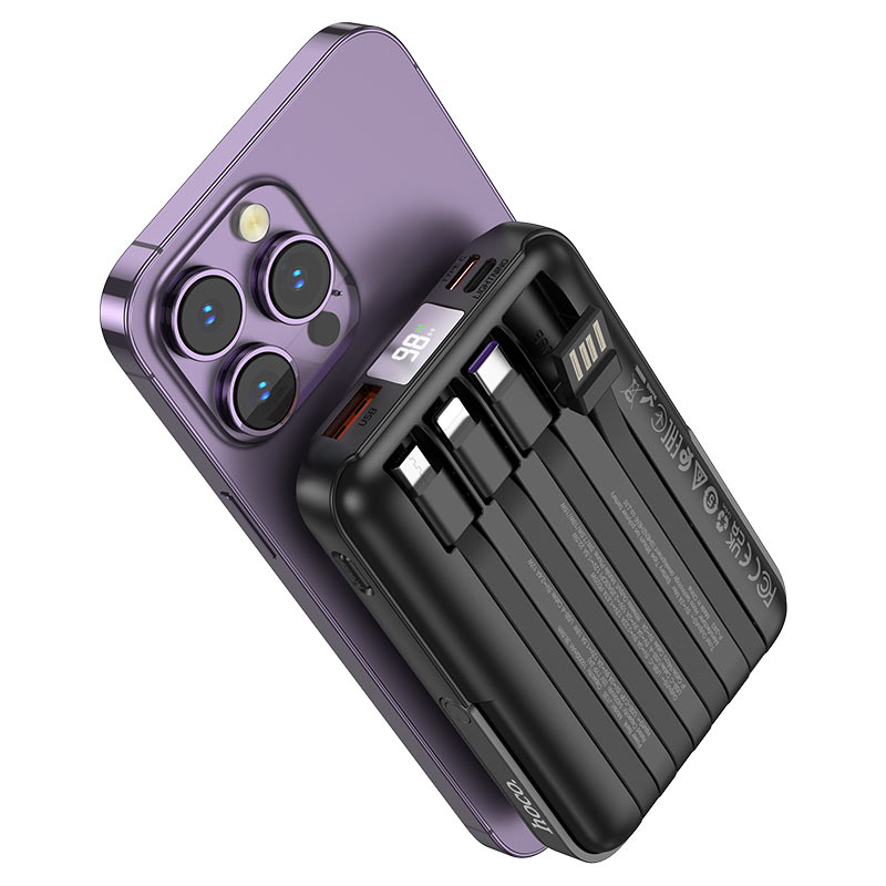 hoco j135 rico 22 5w pd20w power bank 10000mah charger