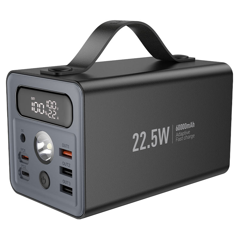 hoco j138 distant 22 5w pd20w dc12v power bank 60000mah