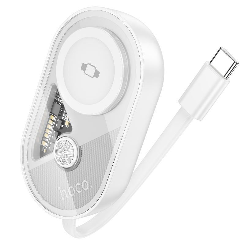 hoco j145 whale power bank wireless charger for iwatch 1200mah