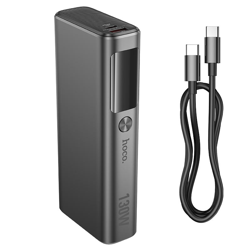 hoco q17b electric 130w power bank 20000mah cable