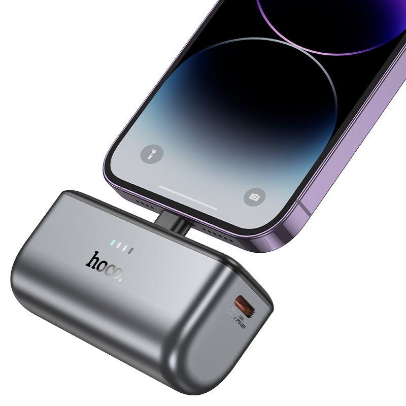 hoco q31 ingenious pd20w pocket power bank ltn 5000mah charging