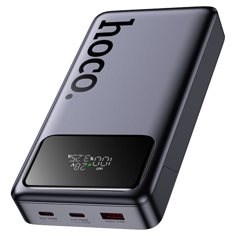 hoco q40 leader pd65w power bank 25000mah ports
