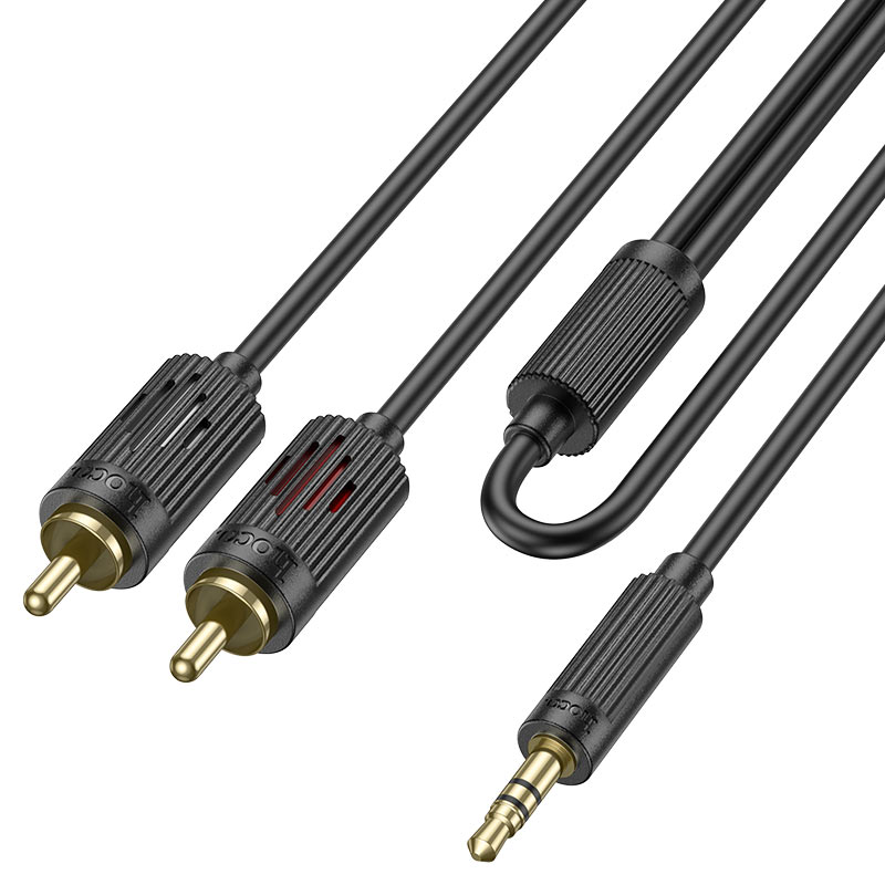 hoco upa28 3 5mm double lotus rca audio cable