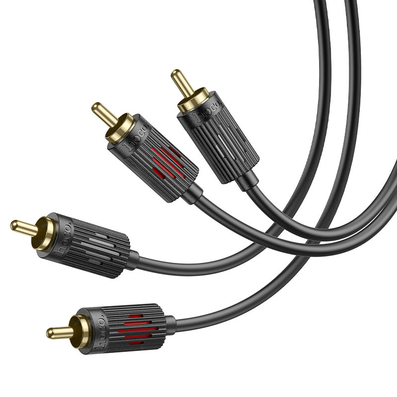 hoco upa29 dual lotus rca audio cable connectors