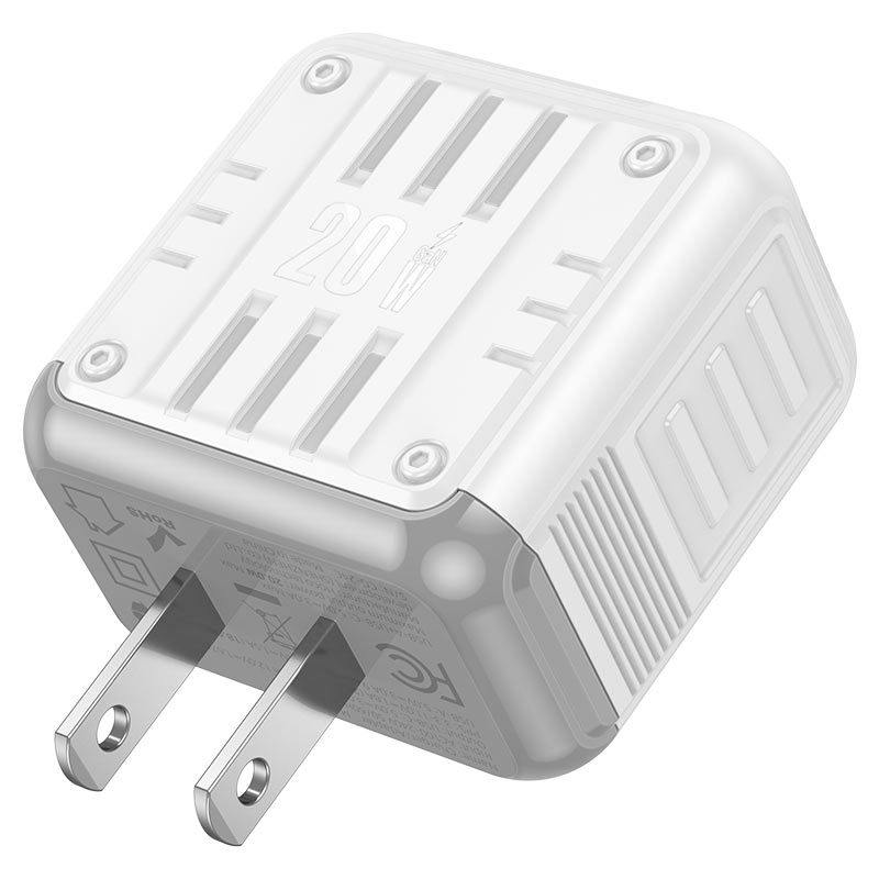 hoco c135 rock pd20w qc3 wall charger us plug
