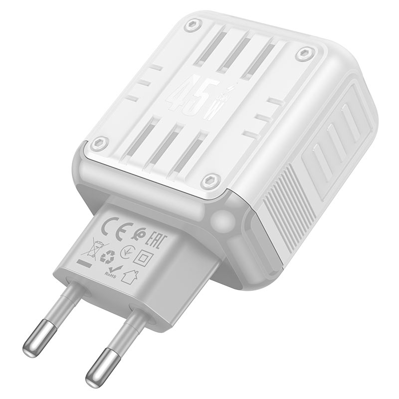 hoco c136a rock pd45w 1a1c wall charger eu plug