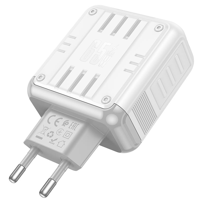 hoco c138a rock pd65w 1a1c wall charger eu plug