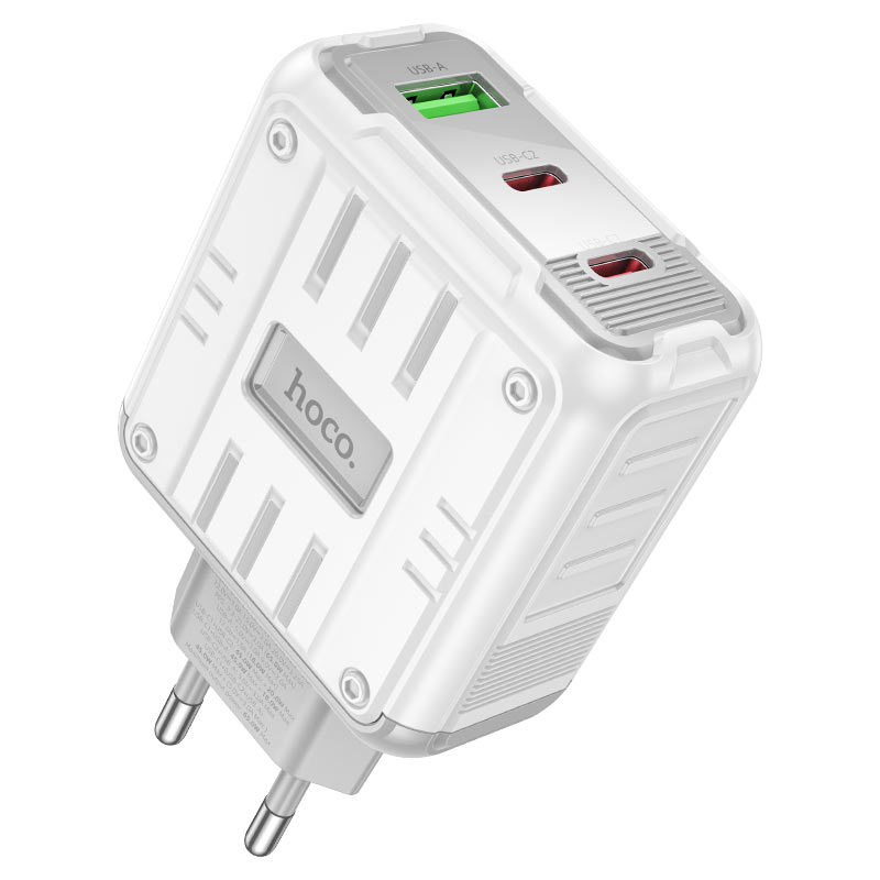 hoco c139a rock pd65w 2c1a wall charger eu