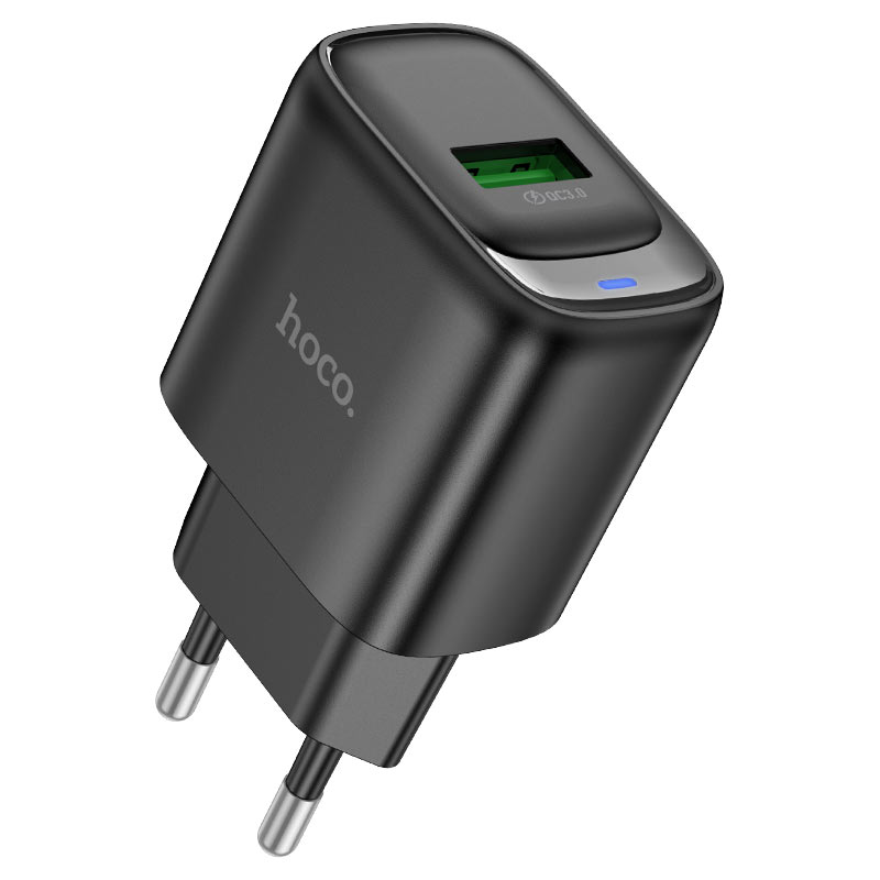hoco c140a smart 1port qc3 wall charger eu