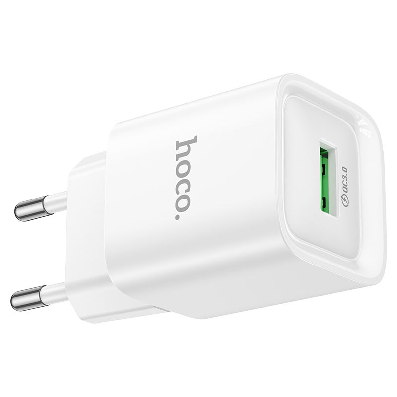 hoco c145a charm 1port qc3 wall charger eu output