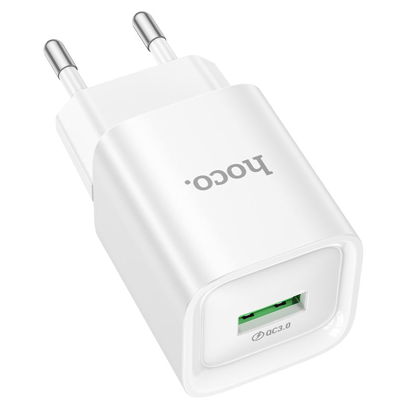 hoco c145a charm 1port qc3 wall charger eu port