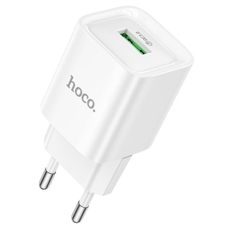 hoco c145a charm 1port qc3 wall charger eu