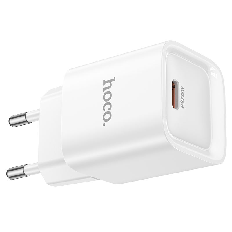 hoco c146a charm 1port pd20w wall charger eu output