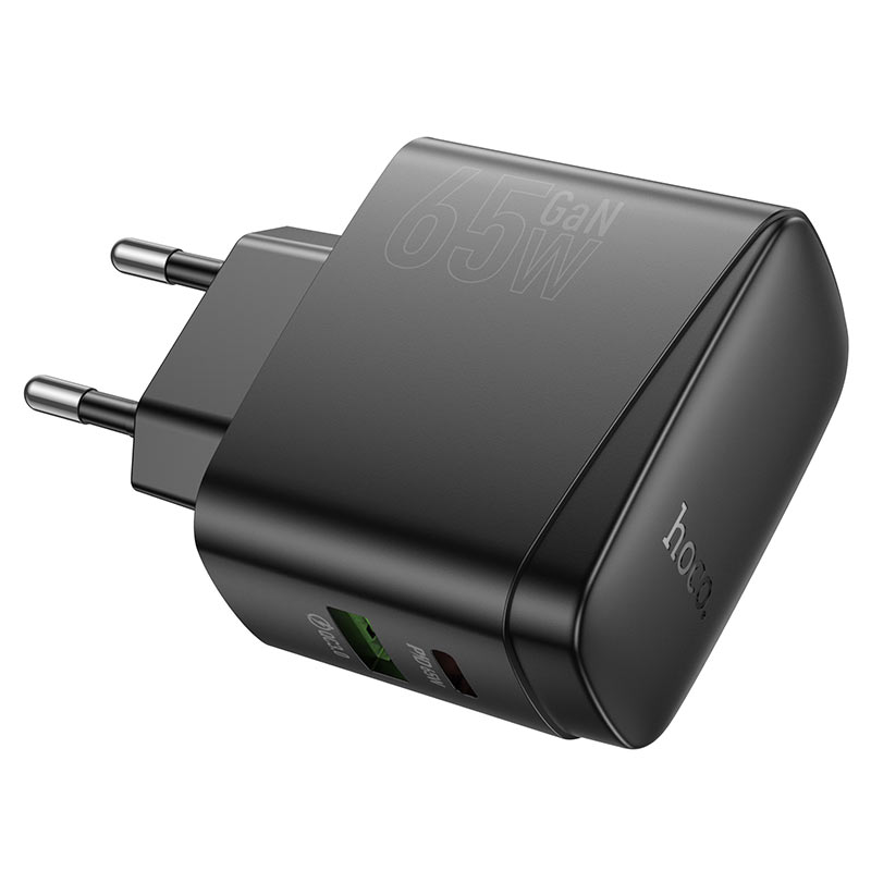 hoco cs63a bright pd65w 1a1c wall charger eu charging