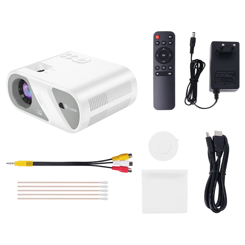 hoco dt1 wireless projector 720p eu plug acces
