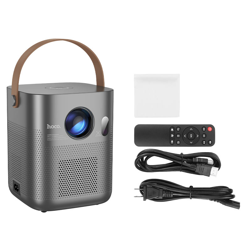 hoco dt4 smart full autofocus projector 720p android us plug