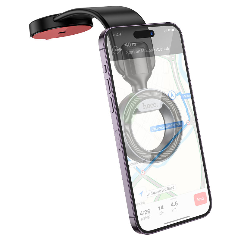 hoco h71 totem ring car center console magnetic holder stable