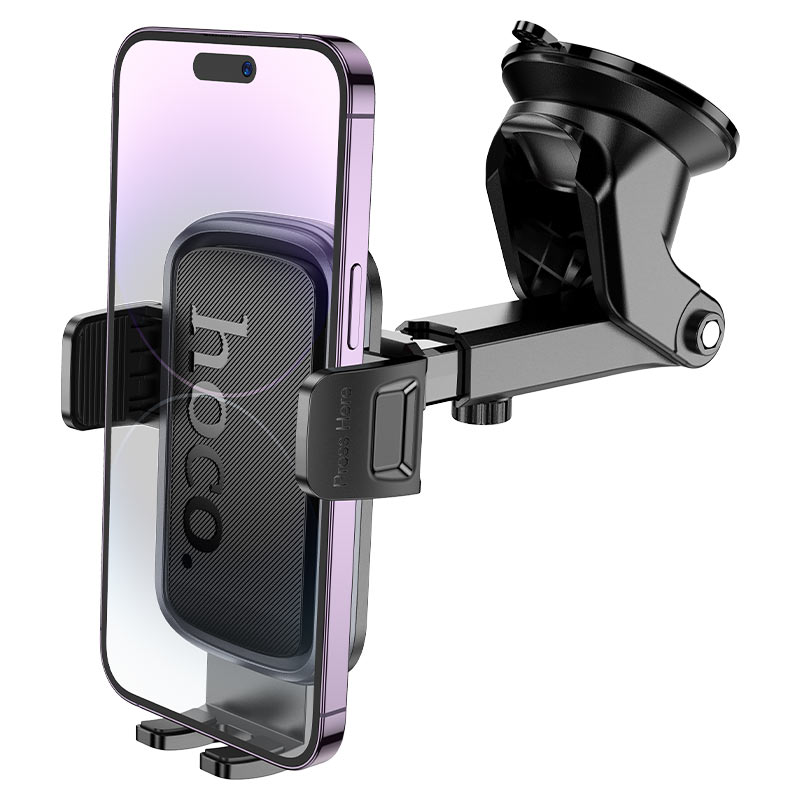 hoco h79 vista push type car center console holder windshield