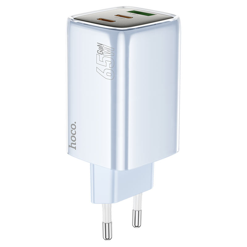 hoco n49 glorious pd65w 2c1a wall charger eu charging