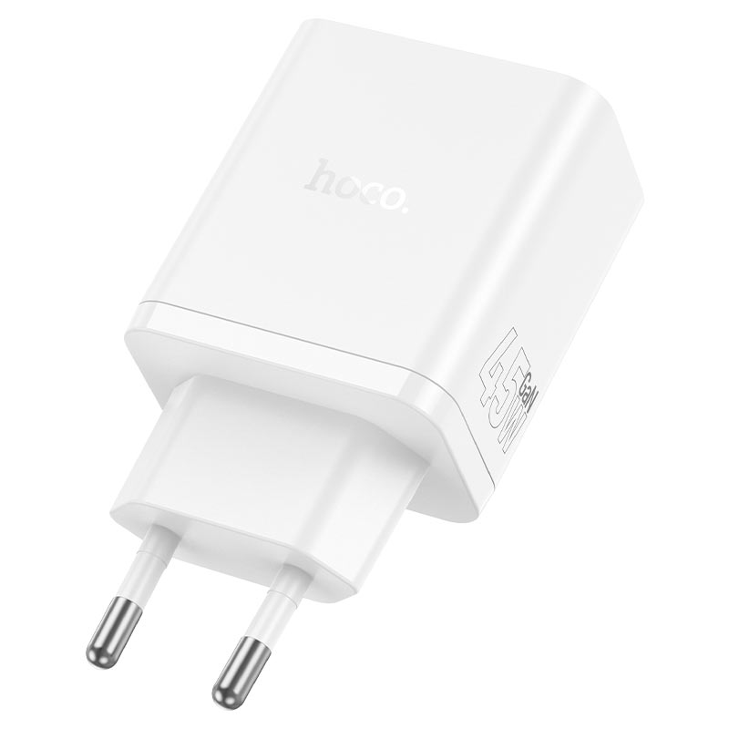 hoco n50 scenery pd45w 2c1a wall charger eu charging