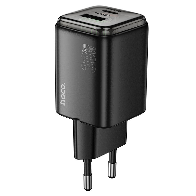 hoco n53 monsoon pd30w qc3 wall charger eu output
