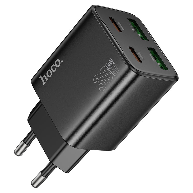 hoco n56 fundador 4ports 2c2a pd30w wall charger eu output