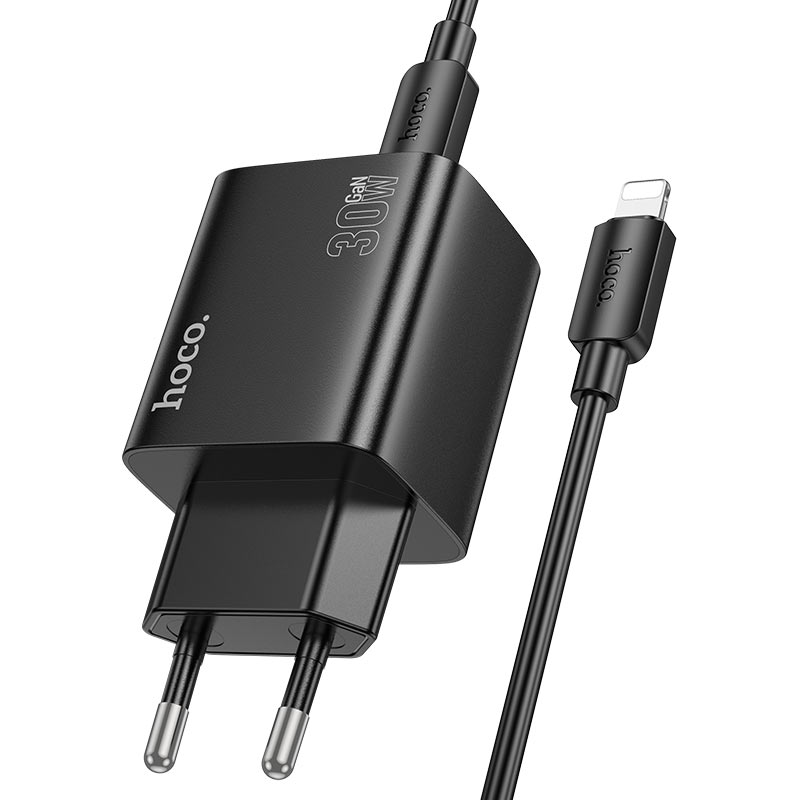 hoco n56 fundador 4ports 2c2a pd30w wall charger eu set usbc ltn output