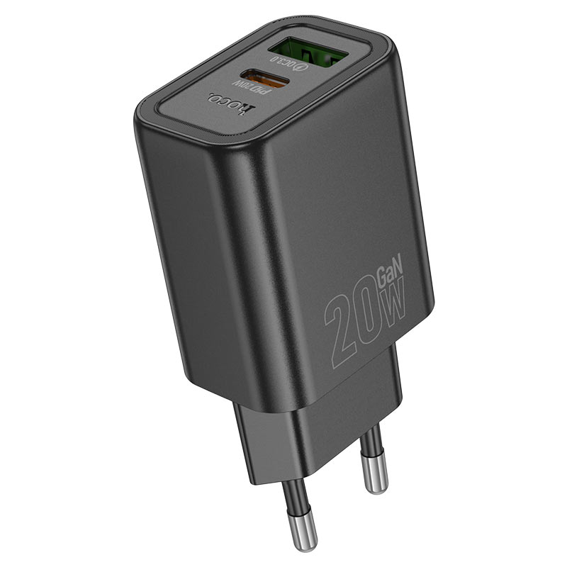 hoco n61 gentle pd20w qc3 wall charger eu output
