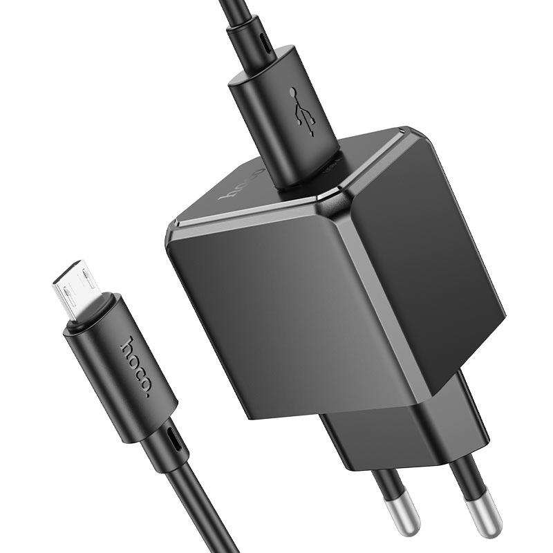hoco nt1 superior 1port wall charger tha set usba musb