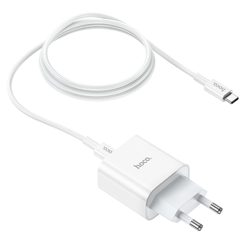 hoco nt10 source 1port pd20w wall charger tha set usbc usbc output