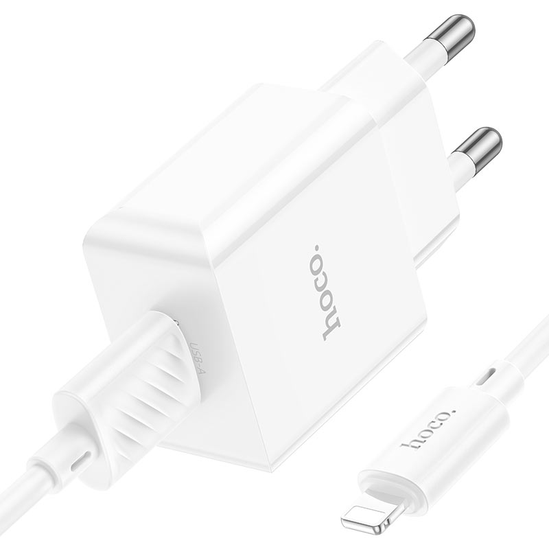 hoco nt2 peace 1port wall charger tha set usba ltn charging