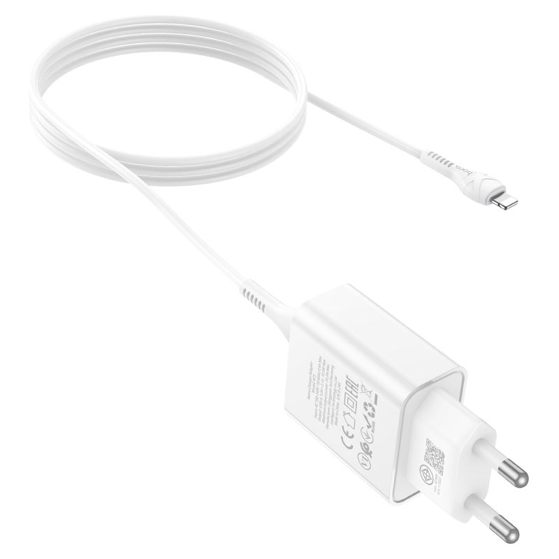hoco nt3 grand 1port wall charger tha set usba ltn charging