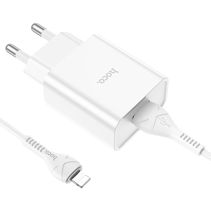 hoco nt3 grand 1port wall charger tha set usba ltn fast