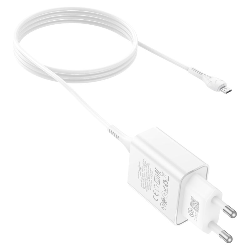 hoco nt3 grand 1port wall charger tha set usba musb charging