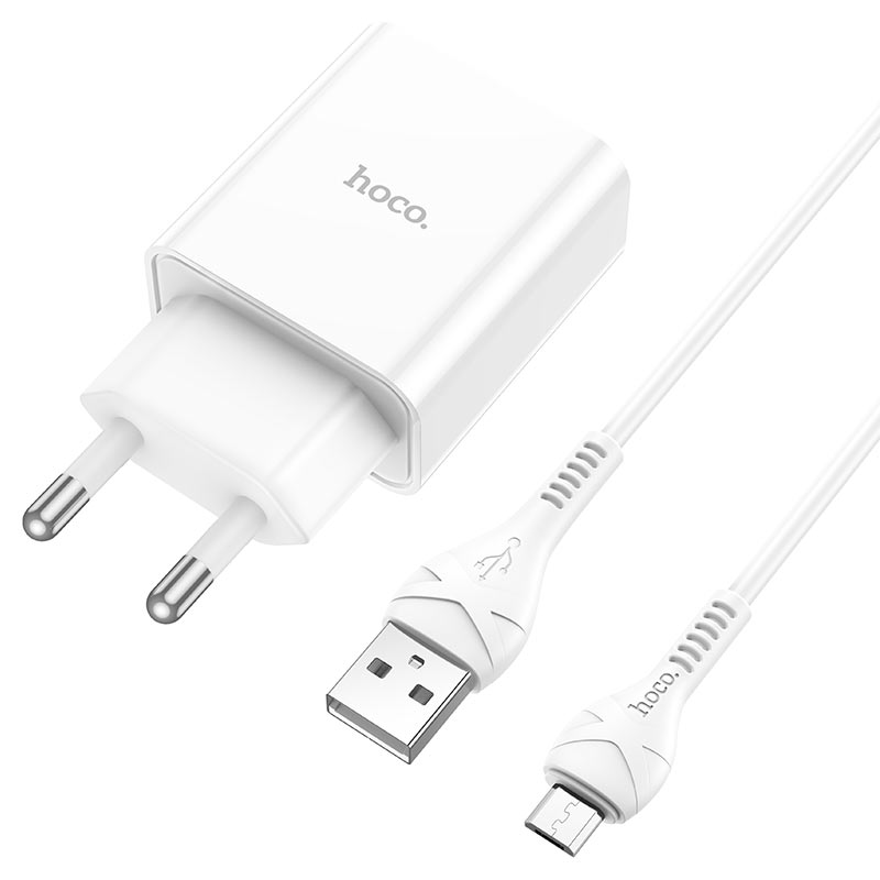 hoco nt3 grand 1port wall charger tha set usba musb