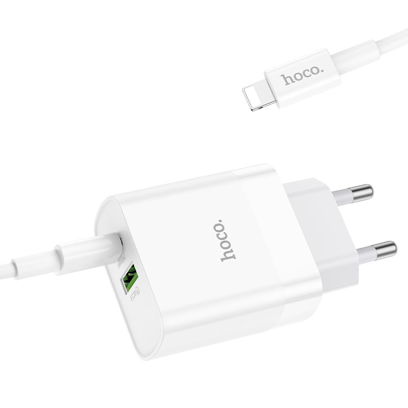 hoco nt9 maximus pd20w qc3 wall charger tha set usbc ltn charging