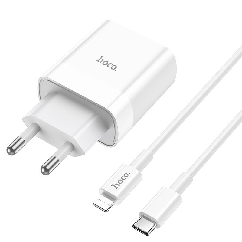 hoco nt9 maximus pd20w qc3 wall charger tha set usbc ltn