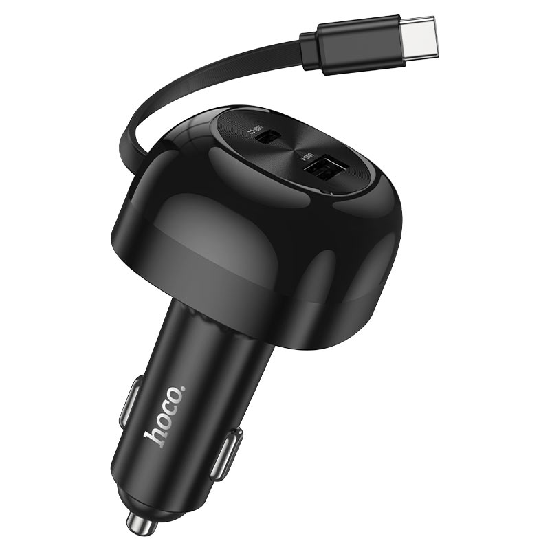 hoco nz15 unimpeded pd60w 2c1a car charger