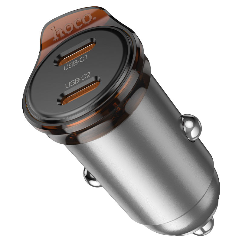 hoco nz16b rigorous pd45w 2c car charger overview