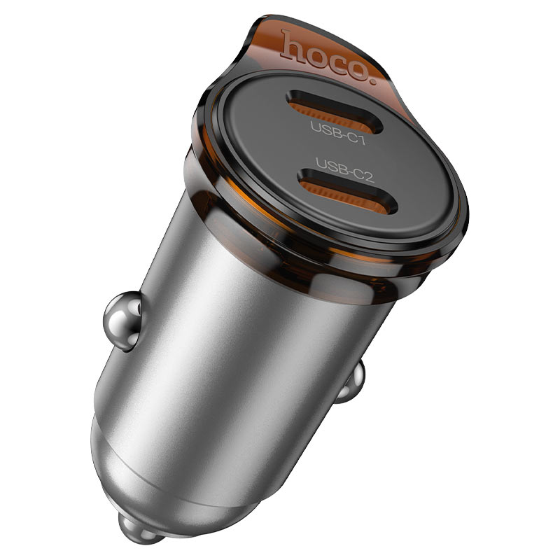 hoco nz16b rigorous pd45w 2c car charger ports