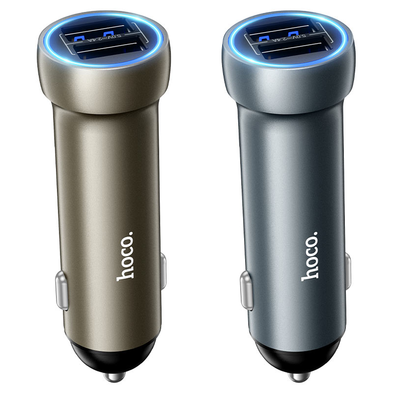 hoco z54 prosperous dual port car charger colors