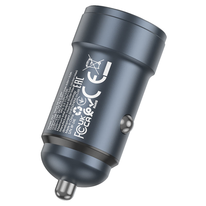 hoco z57 glorious single port pd30w car charger connectors