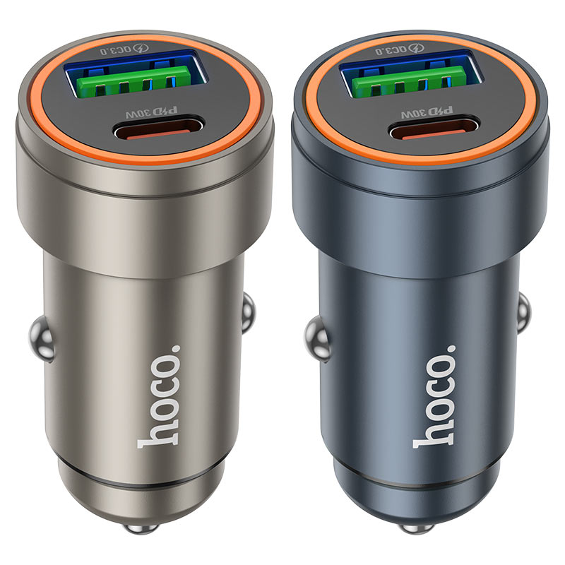 hoco z57a 锦程车载充电器套装 pd30w qc3 颜色