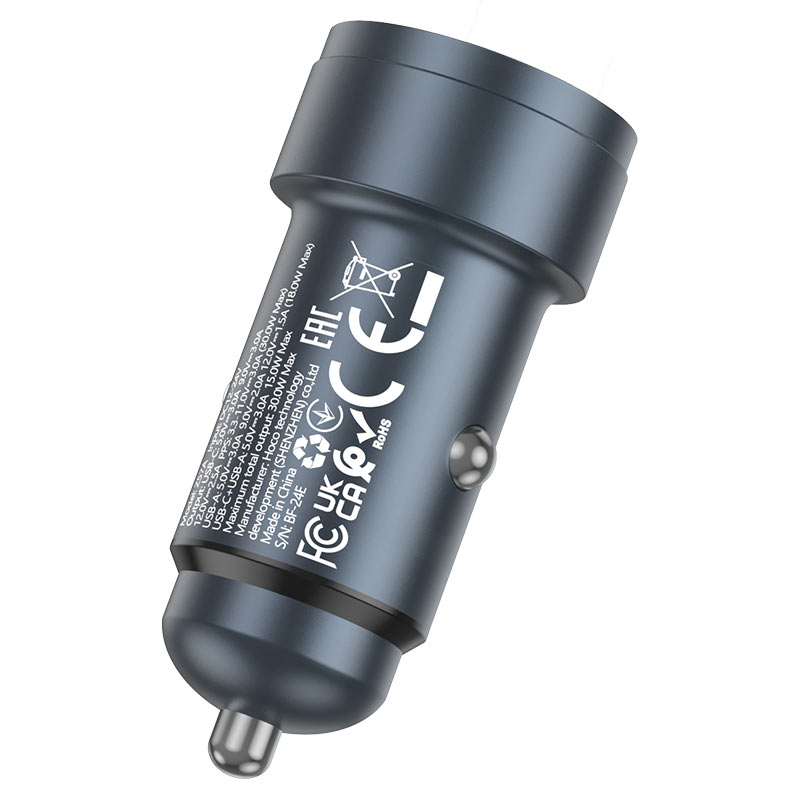 hoco z57a 锦程车载充电器套装 pd30w qc3 接头