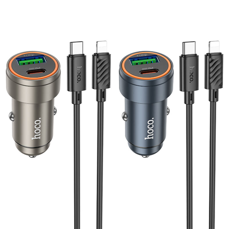 hoco z57a 锦程车载充电器套装 pd30w qc3 套装 usbc ltn 颜色