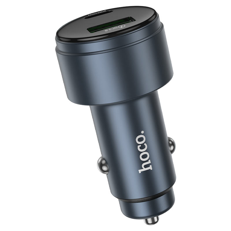 hoco z57b glorious 63w dual port pd45w qc3 car charger housing